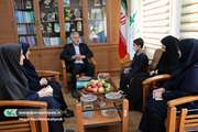 فرزند شهید مدافع حرم، عضو افتخاری کانون شد