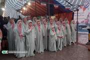 لحظه‌های معنوی کودکان رضوانشهری در جشن میلاد امام زمان(عج) و دهه فجر